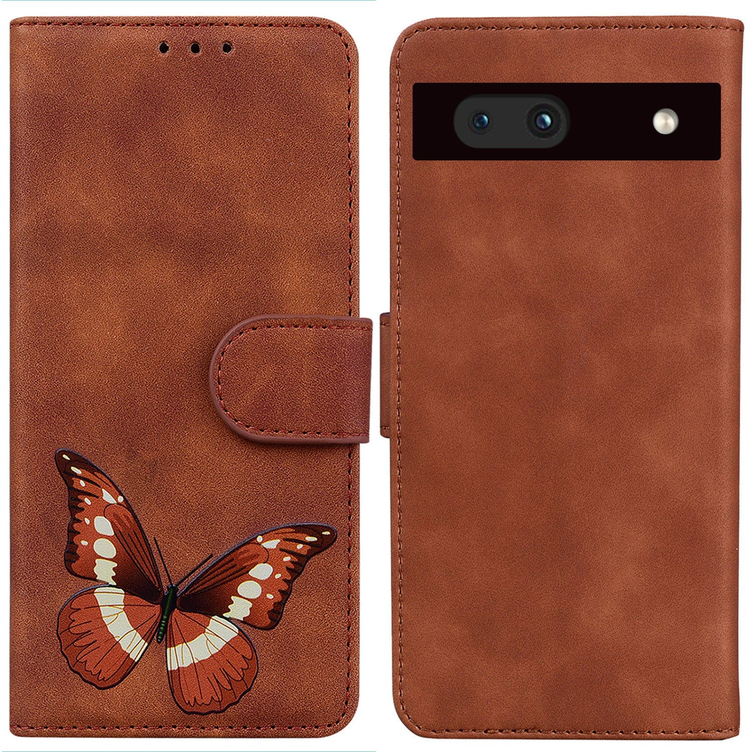 For Google Pixel 7a Skin-touch Feeling Phone Shell Big Butterfly Pattern Printing Wallet PU Leather Stand Cover Case For Google Pixel 7a Skin-touch Feeling Phone Shell Big Butterfly Pattern Printing Wallet PU Leather Stand Cover Case